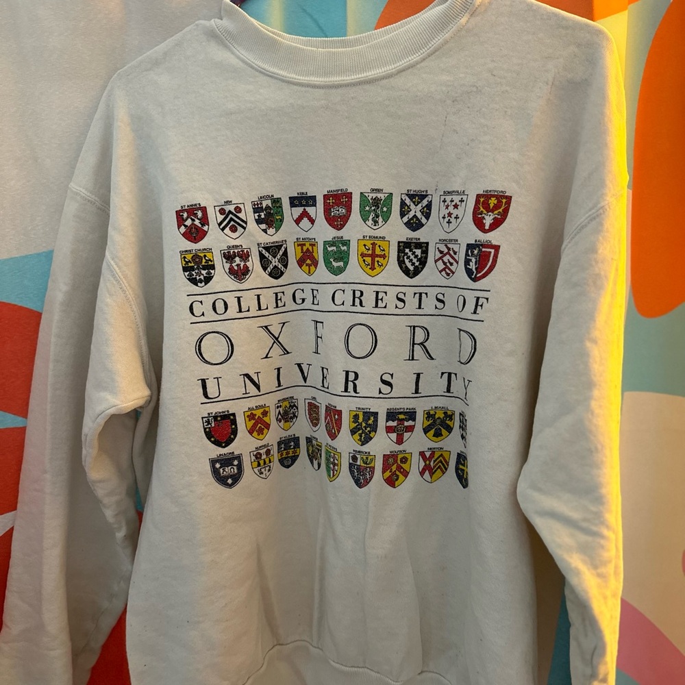 Oxford college sweater